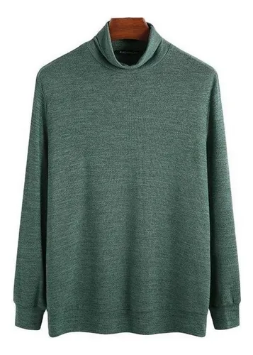 Nueva Tortuga De Punto Informal Para Hombre Con Cuello De To