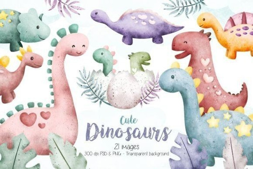 Kit Imprimible Scrap #03 - Cute Dinosaurs