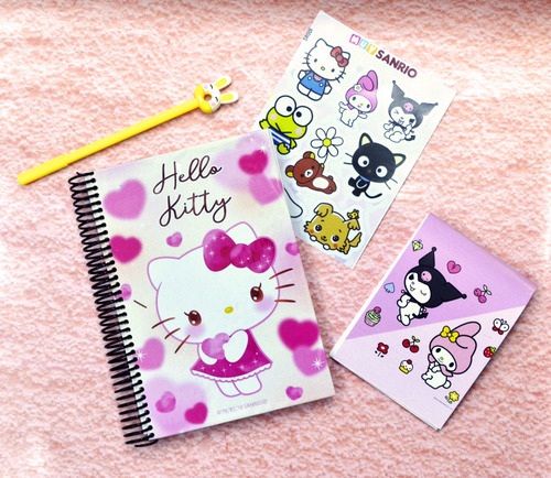 Agenda Sanrio Hello Kitty Kuromi Anotador Lapicera (envio)