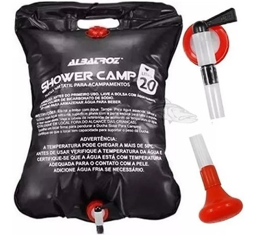Bolsa Shower Chuveiro Camping Albatroz Água Quente 20 Litros