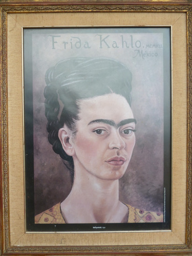 Litografia Reproduccion Auto Retrato De Frida Kalho Cod L