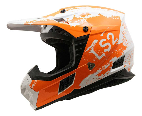 Ls2 Helmets Coz - Casco Integral Mx Para Motocicleta (hyde -