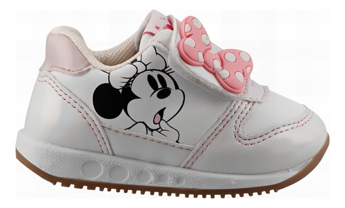 Tenis Casual Escolar Pv821127 Ajustable Minnie Mouse