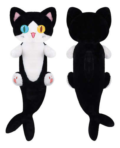 Achwishap Peluche De Gato De Tiburon Largo De 31.5 Pulgadas,