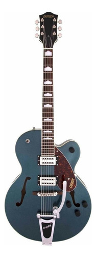 Guitarra eléctrica Gretsch Streamliner G2420T hollow body de arce gunmetal brillante con diapasón de laurel