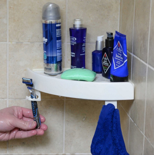 Repisa Organizador De Baño Esquinero Estante Regadera