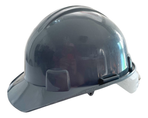 Casco Seguridad Certificado Construcción Gris Industria