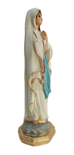 Imagen Religiosa Virgen De Lourdes De 30 Cm. 