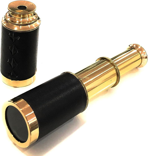 Catalejo Telescope Captains Pirates De 6 Pulgadas De Latón P