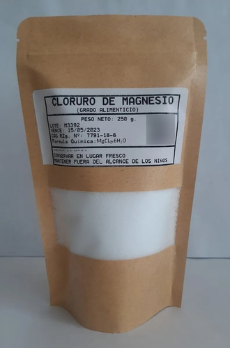 Cloruro De Magnesio Usp (250g)