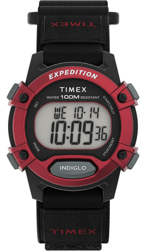 Reloj Timex Unisex Expedition Cat De 33 Mm - Caja Negra Con 