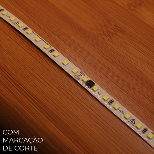 Fita Led Direta 120leds/m Rolo 10m Não Usa Fonte Luz Branco-quente Tensão De Operação