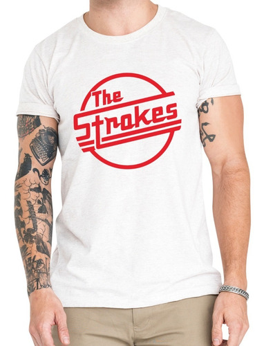 Polera The Strokes Rock Band Algodón 100% Orgánico Mus28