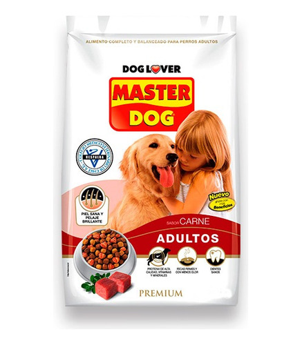 Alimentos Para Perros - Master Dog Adultos Carne 18kg 