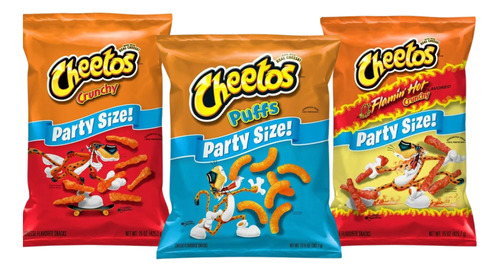 Cheetos Americanos Flamin' Hot, Puffs, Crunchy Cheese 3 Pack