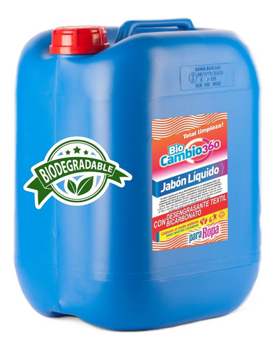 Jabón Líquido Biodegradable 20l - L a $4450