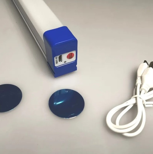 Imagen 2 de 2 de Lampara De Emergencia Recargable Ampolleta Luz Led 32cm Usb.