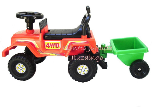 Imagen 6 de 7 de Andarin Caminador Toyota Trailer Porta Juguetes Planeta