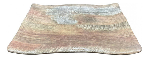 Plato Rectangular 27x19x2 Cm Madera