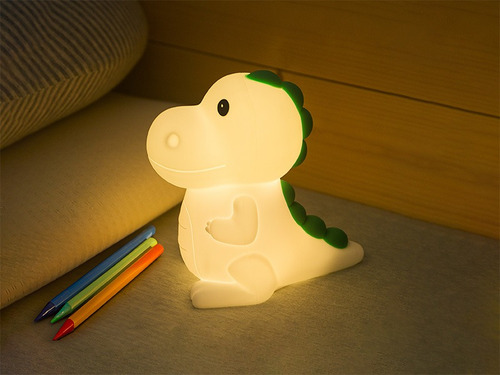 Luminária Infantil Rex Color Led Recarregável Taschibra Cúpula Branco Estrutura Branco 110v/220v