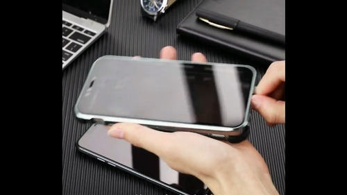 Estuche De Absorcion Magnetica Para iPhone X Con Protector D
