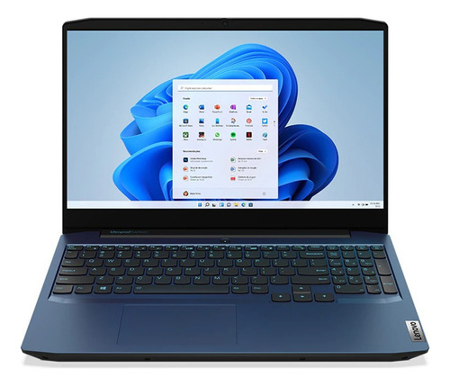 Ultrabook  gamer  Lenovo IdeaPad Gaming 3i chameleon blue 15.6", Intel Core i7 10750H  8GB de RAM 256GB SSD, NVIDIA GeForce GTX 1650 1920x1080px Windows 10