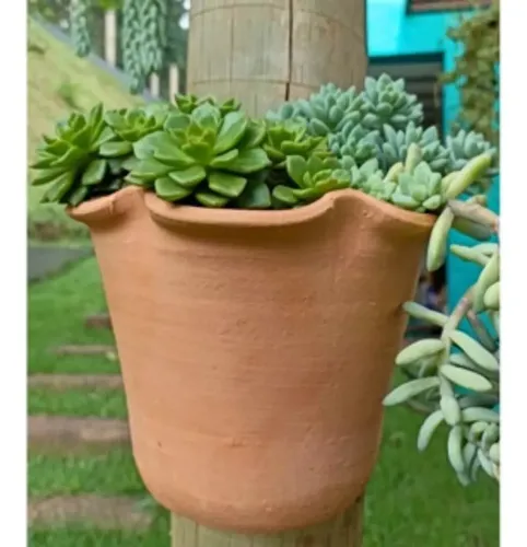 Vaso De Barro/cerâmica De Parede, Para Plantio De Flores Vaso De Barro ...
