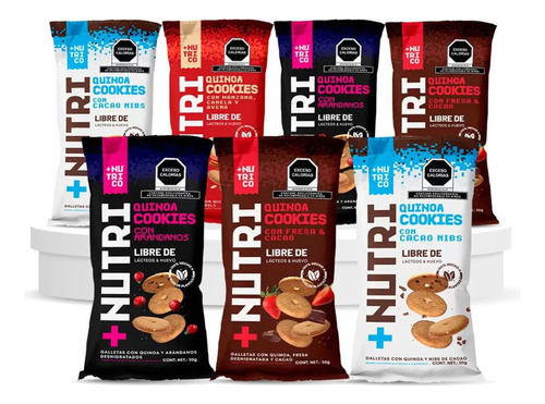 Galletas Quinoa Cookies Sin Lacteos Nutrico 900g