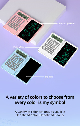 Calculadora Científica De 4 Peças Com Tablet Lcd Inteligente