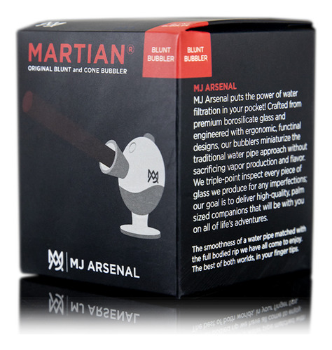 Mj Arsenal Martian Bubbler Bong