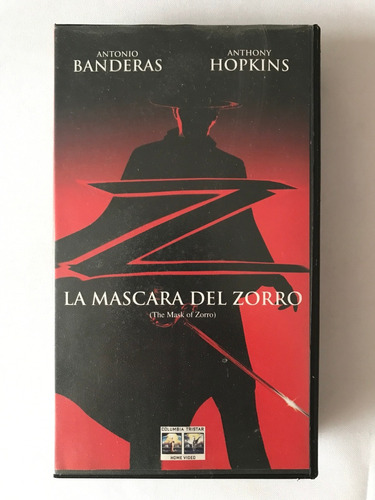 Vhs La Mascara Del Zorro Anthony Hopkins Mask Of Zorro