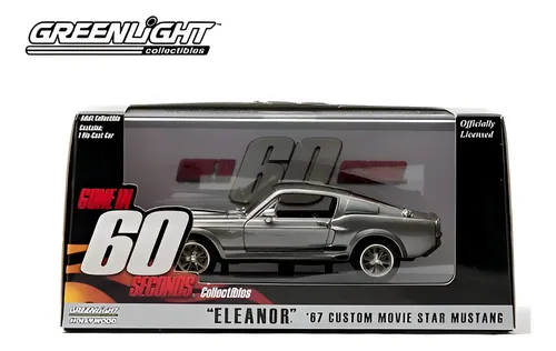 Ford Mustang Shelby Eleanor 1967 60 Segundos 1:43 Greenlight