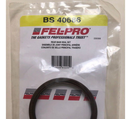 Estopera De Cigüeñal Trasero Felpro Para Toyota Fortuner 4.0