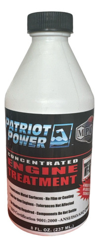 Aditivo Anti Friccion Patriot Power Mt-10 X 8oz. 