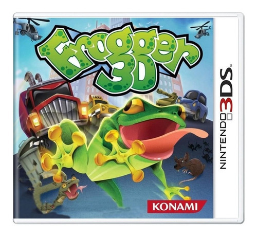 Jogo Frogger 3d Para Nintendo 3ds Midia Fisica Konami