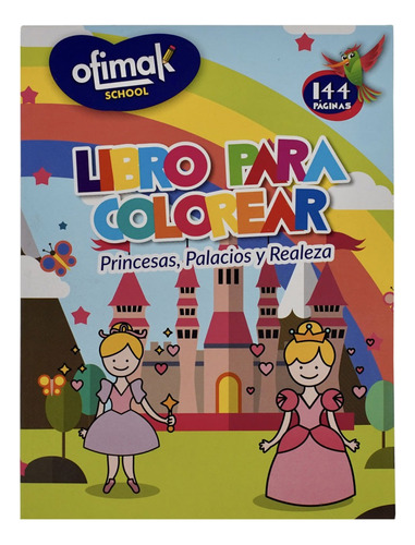 Libro Para Colorear - Princesas, Palacios Y Realeza - Ofimak