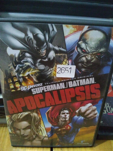 Pelicula Original En Dvd Batman Y Superman Apocalipsis