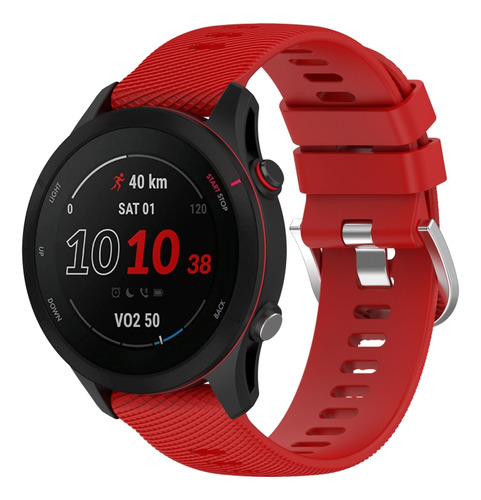 Correa De Reloj De Silicona Roja Para Samsung Galaxy Watch A