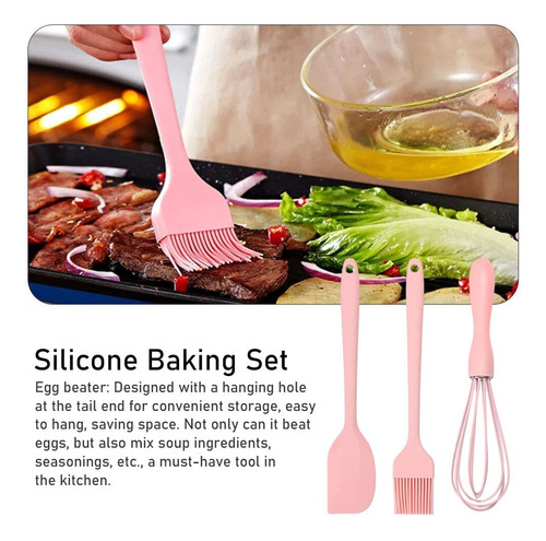 Set De Batidor, Raspador De Crema Para Tartas Y Brochas De A