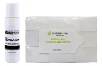 Comprar Quita Esmalte Permanente Líquido + Nail Wipes Cherimoya