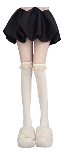 (b) Estilo Ballet Jk Girl Sweet Lace Ribete Con Volantes Has