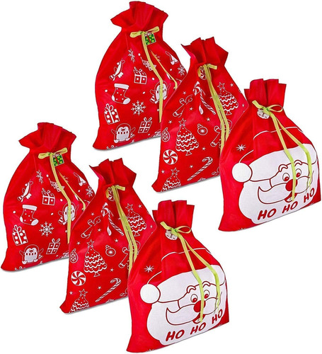 Bolsas De Regalo Navideñas Gigantes De 36 X 44 Pulgadas Con