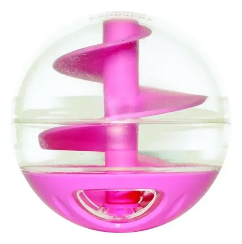 Pelota Dispensador Interactivo Catit Treat Ball Juguete Gato Azul