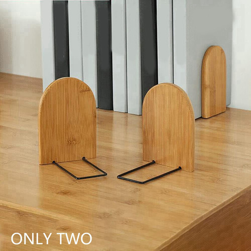 Hh Extremos De Libros De Madera, Soportes Resistentes Para