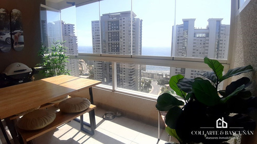 Departamento En Arriendo Año Corrido De 2 Dorm. En Concón