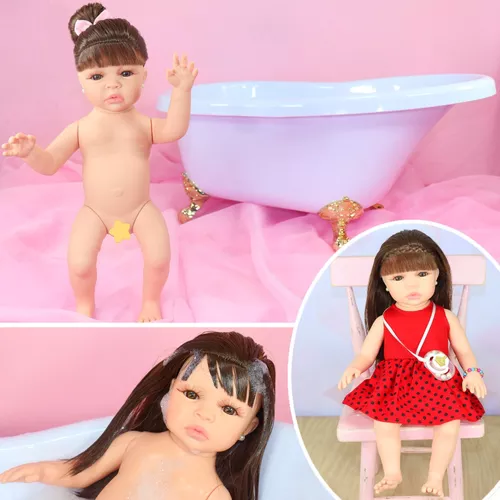 Bebê Reborn Boneca Princesa Corpo de Silicone e Acessórios - ShopJJ -  Brinquedos, Bebe Reborn e Utilidades