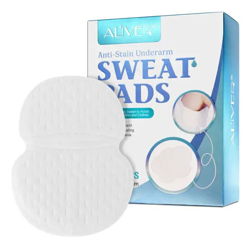 Aliver Almohadillas Proteccion Sudor color blanco pack con 28 unidades 