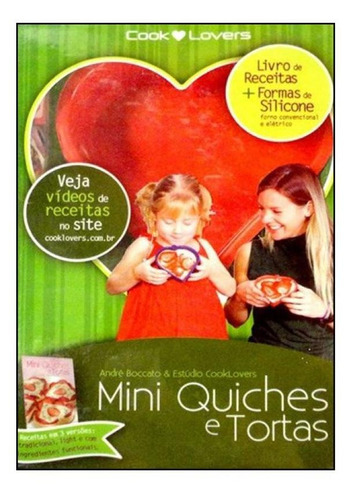 Kit Mini Quiches E Tortas: Receitas Com Alternativas De Ingr, De André Boccato. Editora Cooklovers, Capa Mole Em Português