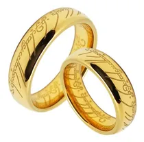Comprar Alianzas De Tungsteno  - El Señor De Los Anillos - Gold
