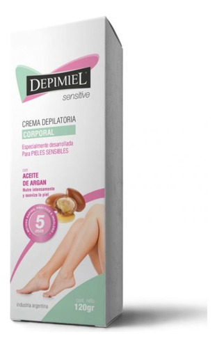 Crema Depilatoria Depimiel Sensitive Corporal  X120g